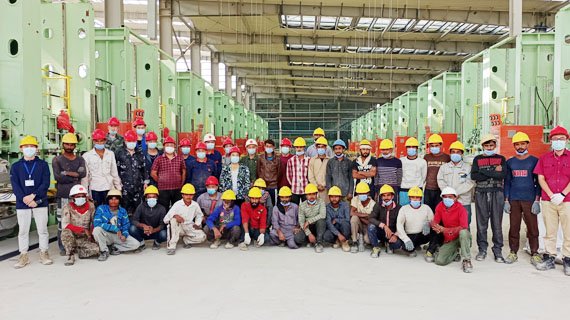 Zhongyi Company's first overseas EPC project was successfully delivered 